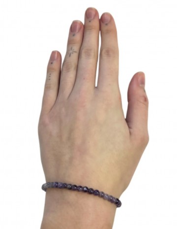 Amethistkralenarmband 4mm 1 0