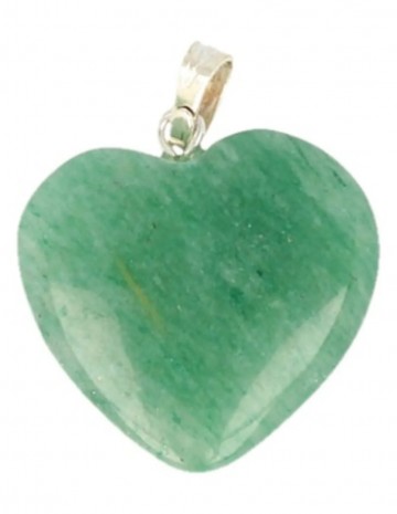 Aventurijn groen hart hanger 20 mm