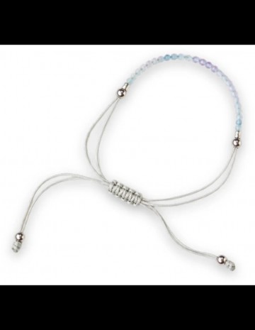 Fluoriet regenboog sparkle armband met schuifknoop 2