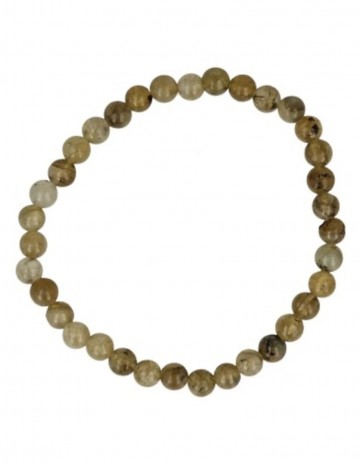 Labradoriet kralen kinderarmbandje 4 mm