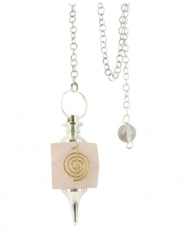 Rozenkwarts reiki pendel