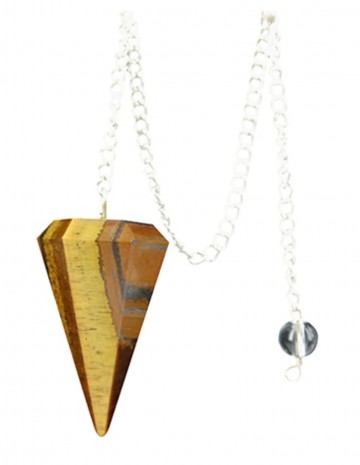 Tijgeroog pendel facet